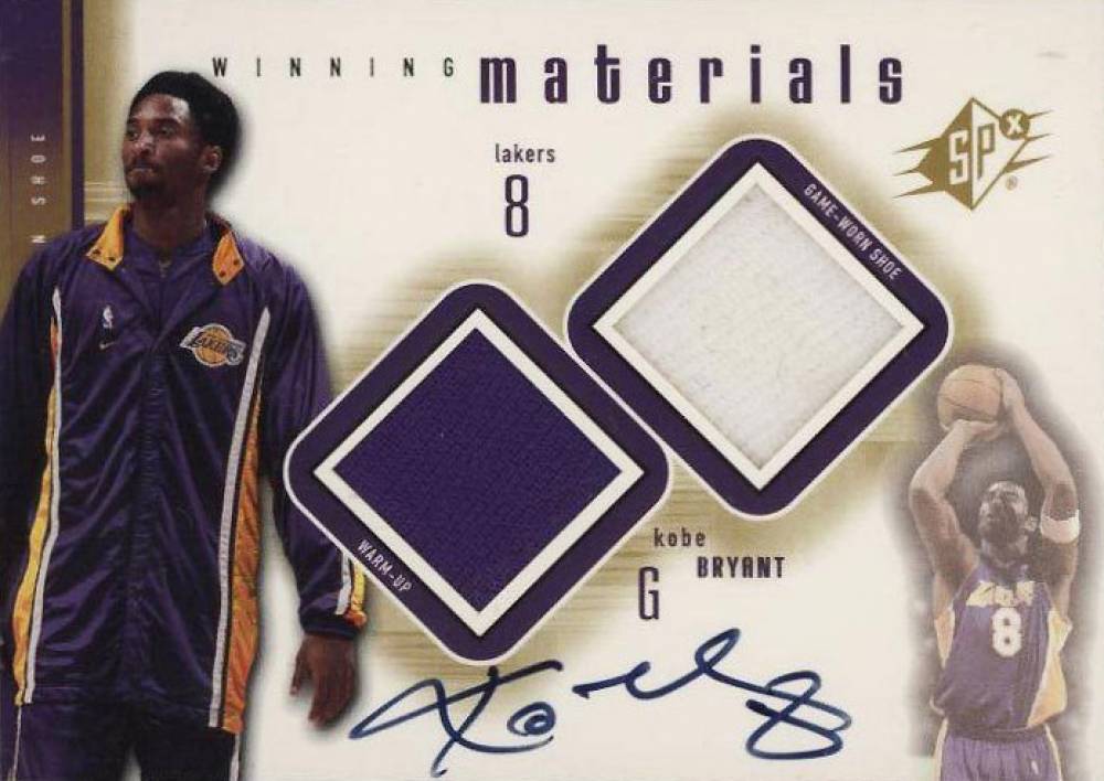 2000 SPx Winning Materials Kobe Bryant #KBA3 Basketball Card