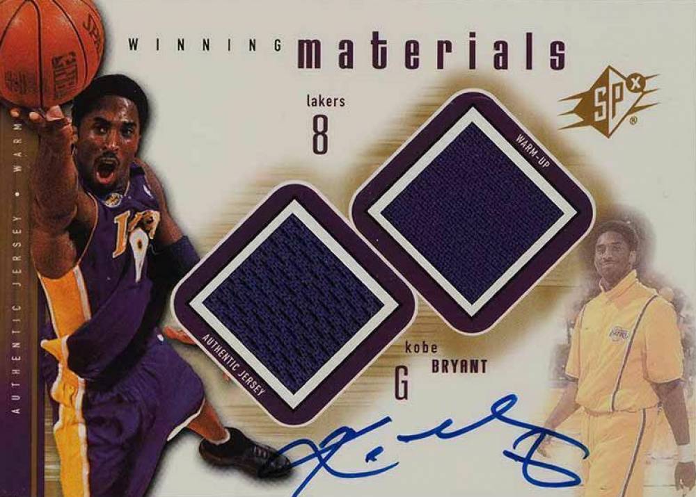 2000 SPx Winning Materials Kobe Bryant #KBA1 Basketball Card
