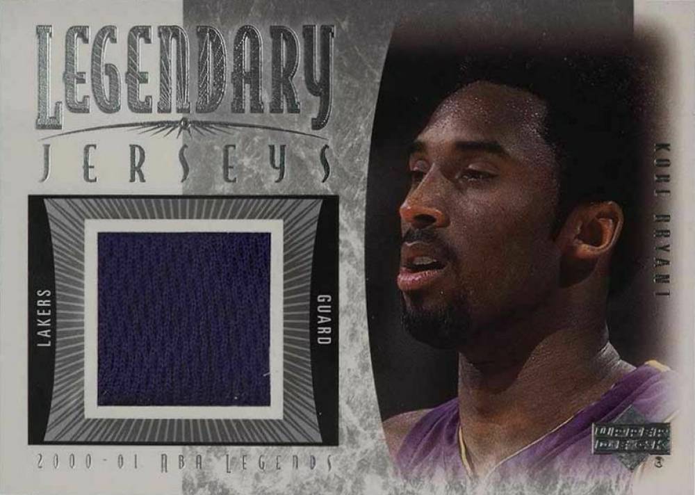 2000 Upper Deck Century Legends Legendary Jersey Kobe Bryant #KB-J Basketball Card