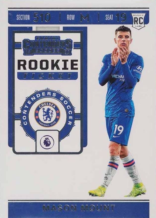 2019 Panini Chronicles Contenders Rookie Ticket Mason Mount #RT18 Soccer Card