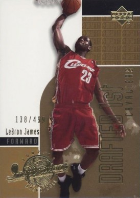 2002 Upper Deck Inspirations LeBron James #156 Basketball Card