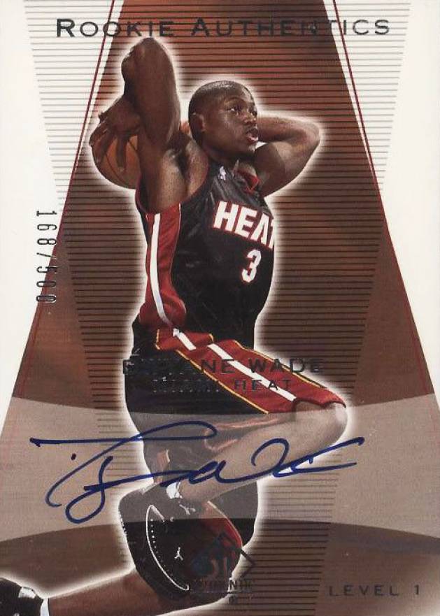 2003 SP Authentic Dwyane Wade #152 Basketball Card