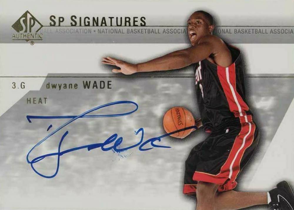2003 SP Authentic SP Signatures Dwyane Wade #DY-A Basketball Card