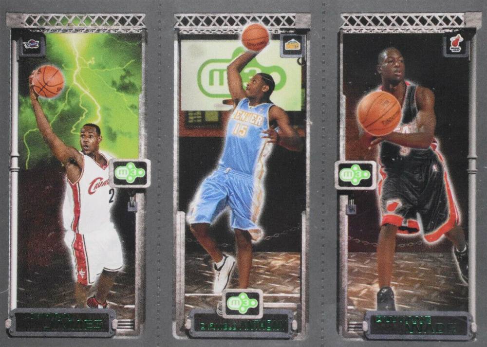 2003 Topps Rookie Matrix Wade/Anthony/James # Basketball Card