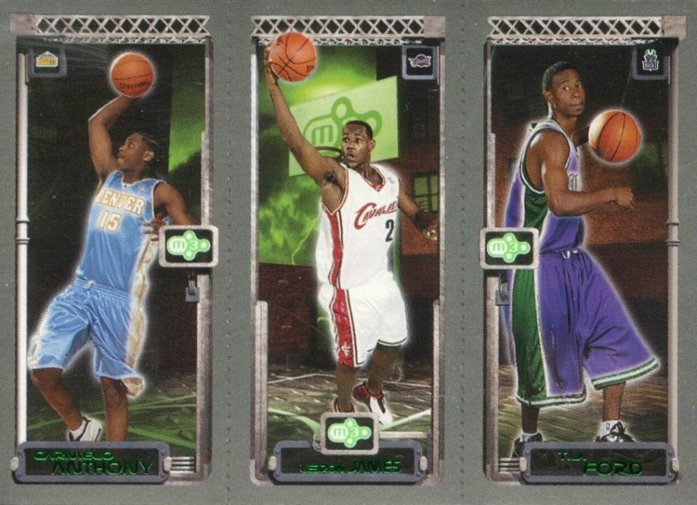 2003 Topps Rookie Matrix Anthony/James/Ford # Basketball Card
