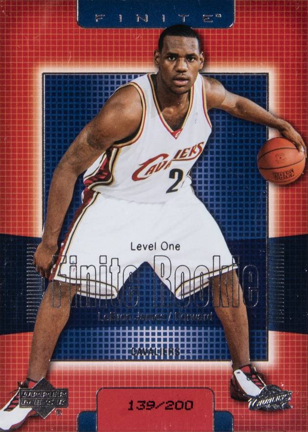 2003 Upper Deck Finite LeBron James #242 Basketball Card