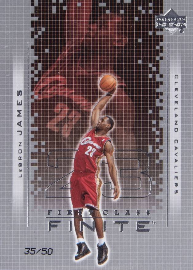 2003 Upper Deck Finite LeBron James #341 Basketball Card