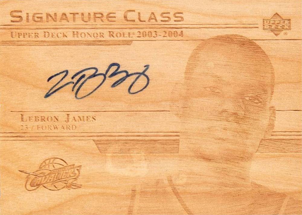 2003 Upper Deck Honor Roll Signature Class LeBron James #SC10 Basketball Card