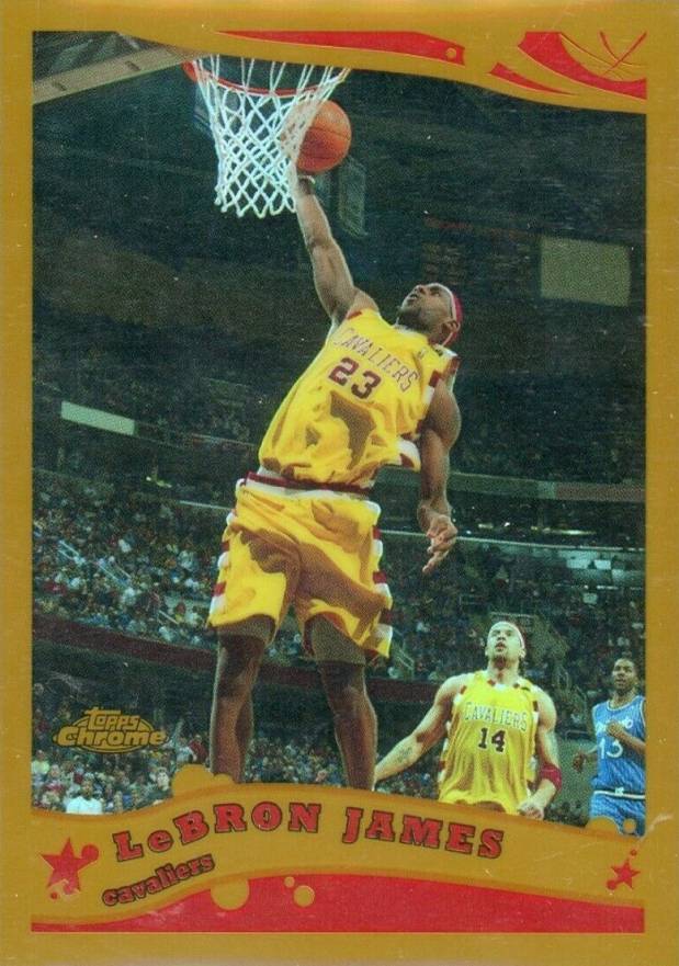 2005 Topps Chrome LeBron James #102 Basketball Card