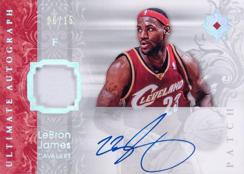 2006 Upper Deck Ultimate Collection Autographs Jerseys LeBron James #AU-LJ Basketball Card
