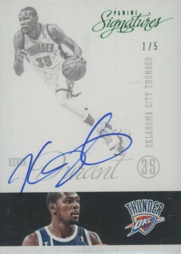2012 Panini Signatures  Kevin Durant #133 Basketball Card