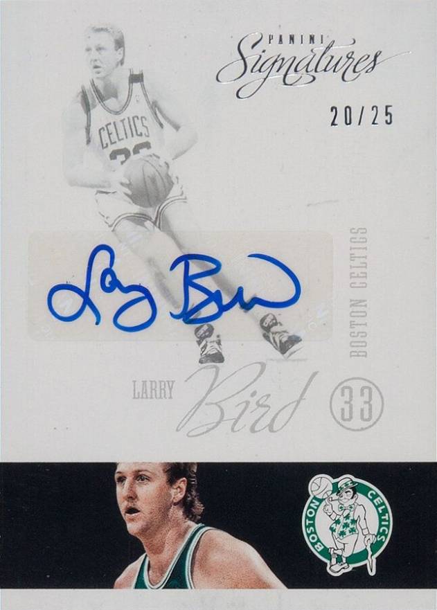 2012 Panini Signatures  Larry Bird #147 Basketball Card