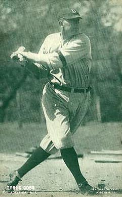 1927 Exhibits (Green Tint ; Set 6) Tyrus Cobb # Baseball Card