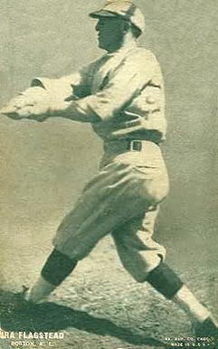 1927 Exhibits (Green Tint ; Set 6) Ira Flagstead # Baseball Card