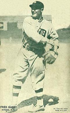 1927 Exhibits (Green Tint ; Set 6) Fred Haney # Baseball Card