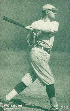 1927 Exhibits (green; Set 6) David Bancroft #3 Baseball Card