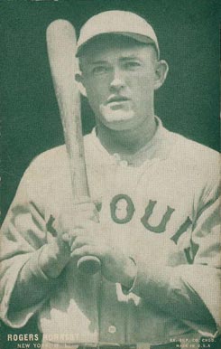 1927 Exhibits (Green Tint ; Set 6) Rogers Hornsby # Baseball Card