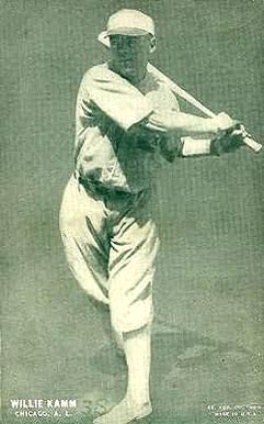 1927 Exhibits (Green Tint ; Set 6) Willie Kamm # Baseball Card