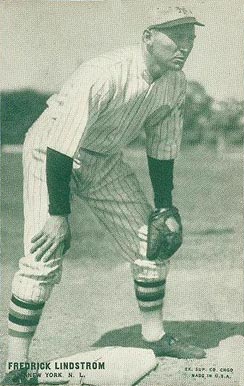 1927 Exhibits (Green Tint ; Set 6) Fredrick Lindstrom # Baseball Card