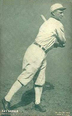 1927 Exhibits (Green Tint ; Set 6) Ray Schalk # Baseball Card