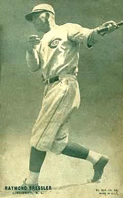 1927 Exhibits (Green Tint ; Set 6) Raymond Bressler # Baseball Card