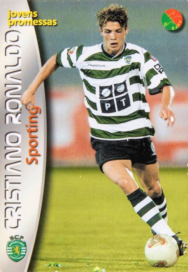 2002 Panini Sports Mega Craques Cristiano Ronaldo #137 Soccer Card