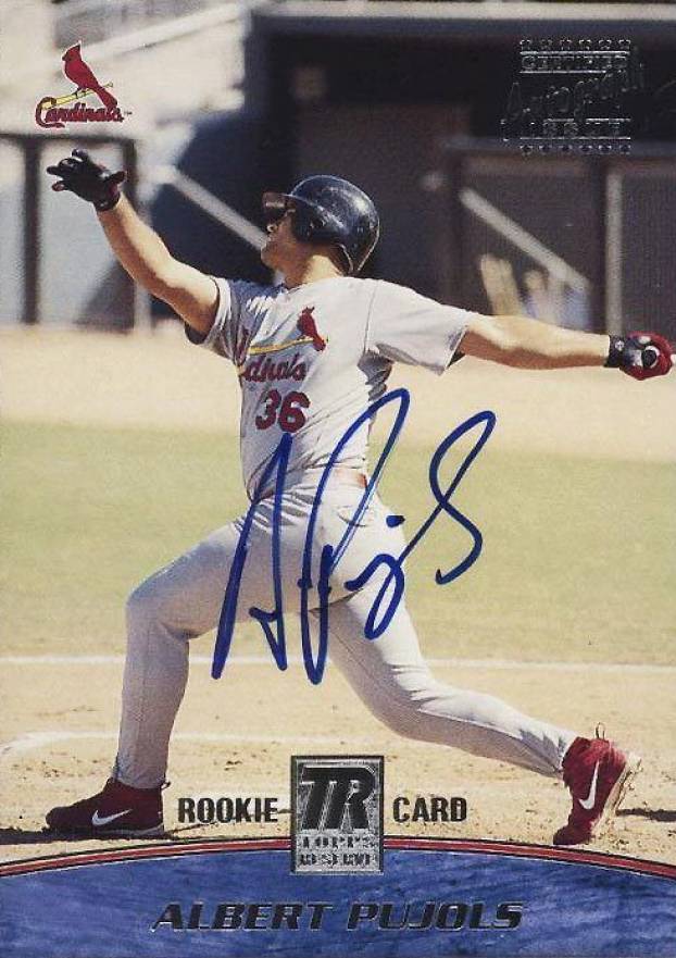 2001 Topps Reserve Rookie Autograph Albert Pujols #TRA3 Baseball Card