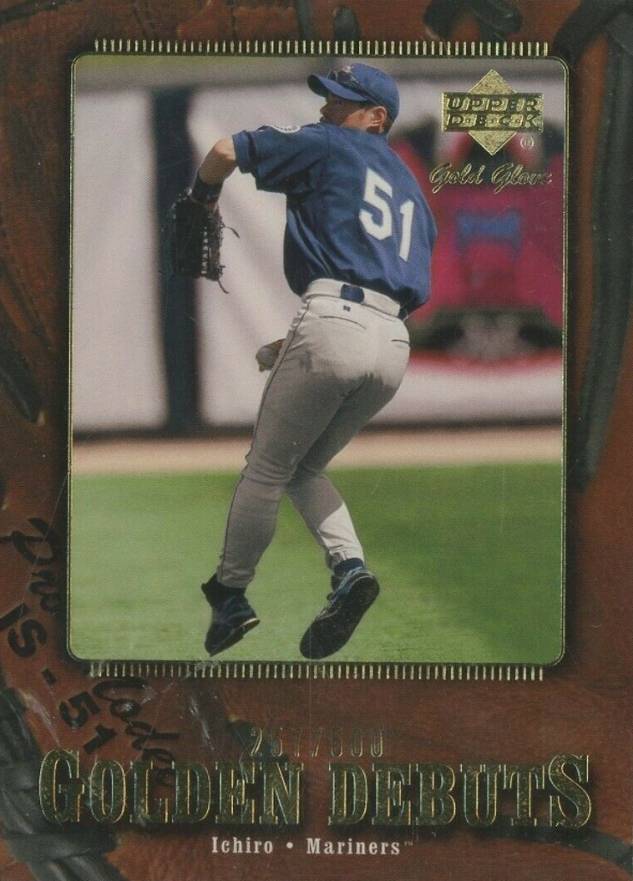 2001 Upper Deck Gold Glove Ichiro #135 Baseball Card