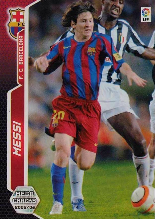 2005 Panini La Liga Mega Cracks Lionel Messi #71BIS Soccer Card