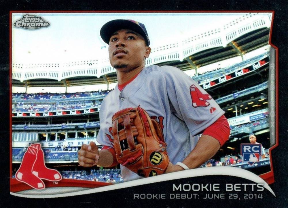 2014 Topps Chrome Update Mookie Betts #MB-46 Baseball Card