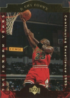 1996 Collector's Choice Jordan A Cut Above Michael Jordan #CA10 Basketball Card