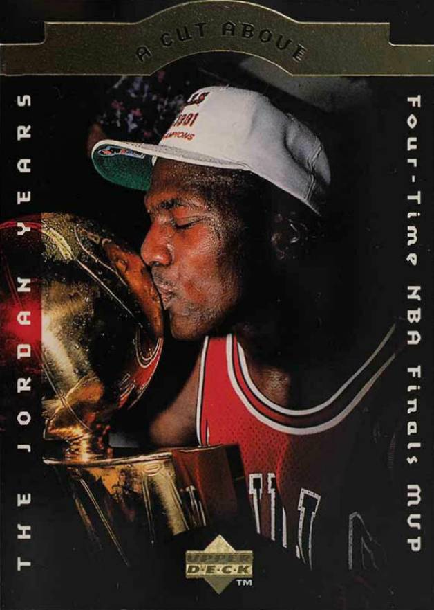 1996 Collector's Choice Jordan A Cut Above Michael Jordan #CA9 Basketball Card