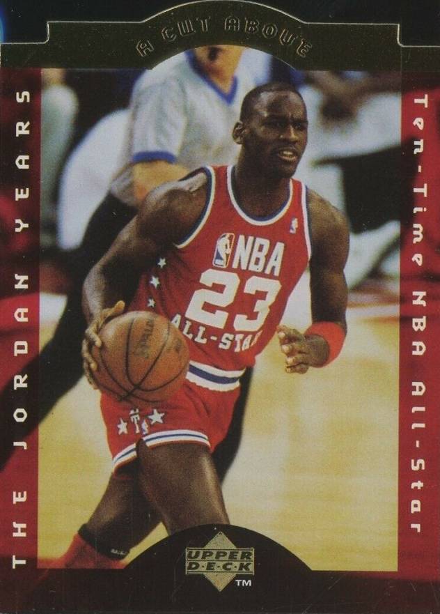 1996 Collector's Choice Jordan A Cut Above Michael Jordan #CA5 Basketball Card