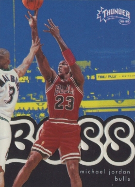 1998 Skybox Thunder Boss Michael Jordan #7 Basketball Card