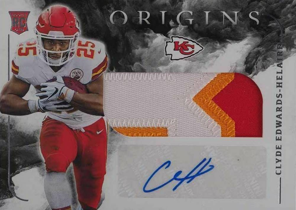 2020 Panini Origins Clyde Edwards-Helaire #121 Football Card