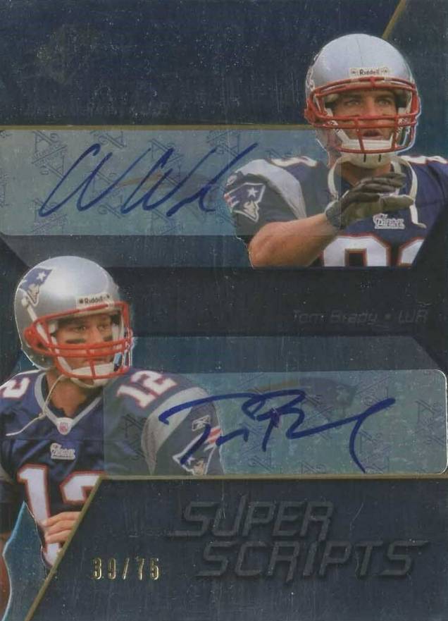 2008 SPx Super Scripts Brady/Welker #SSD38 Football Card