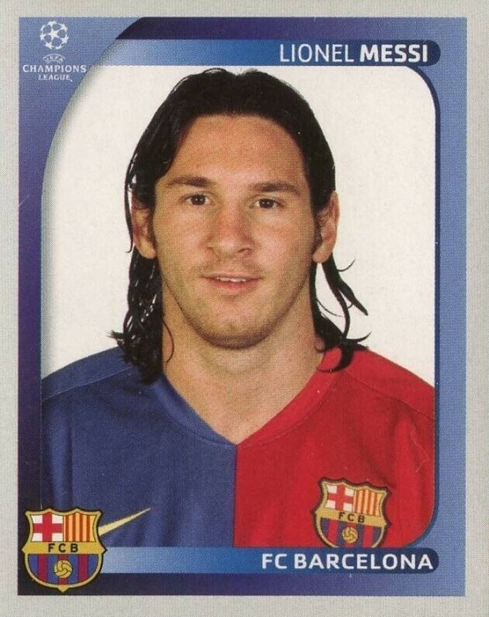 2008 Panini UEFA Champions League Stickers Lionel Messi #109 Soccer Card