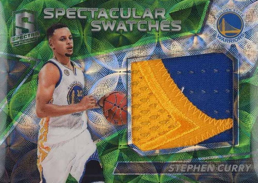 2016 Panini Spectra Spectacular Swatches Stephen Curry #20 Basketball Card