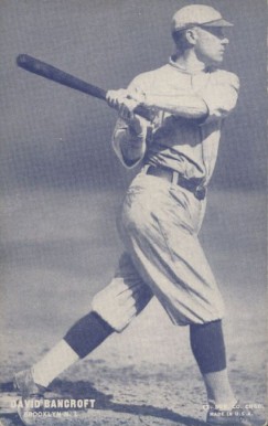 1928 Exhibits Blue Set 7 David Bancroft #2 Baseball Card