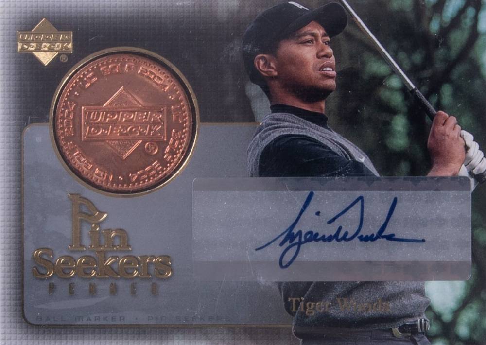 2004 Upper Deck Golf Pin Seekers Tiger Woods #PS23-A Golf Card