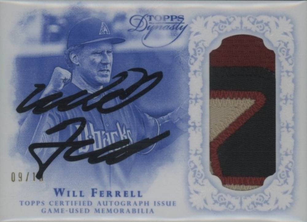 2015 Topps Dynasty Autograph Patch Will Ferrell #APWFD2 Baseball Card