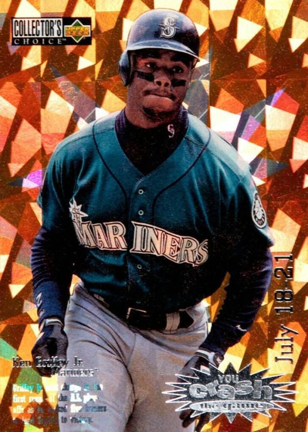 1996 Collector's Choice Crash the Game Ken Griffey Jr. #CG26 Baseball Card