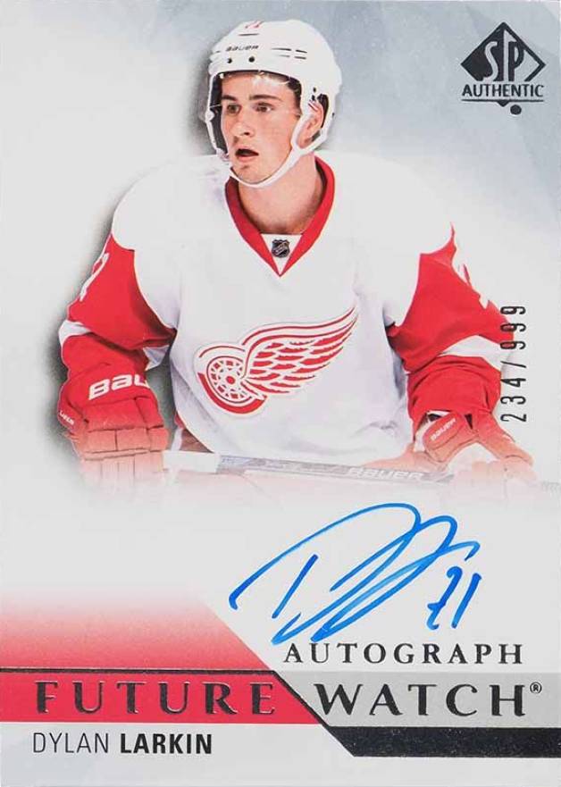 2015 SP Authentic  Dylan Larkin #260 Hockey Card