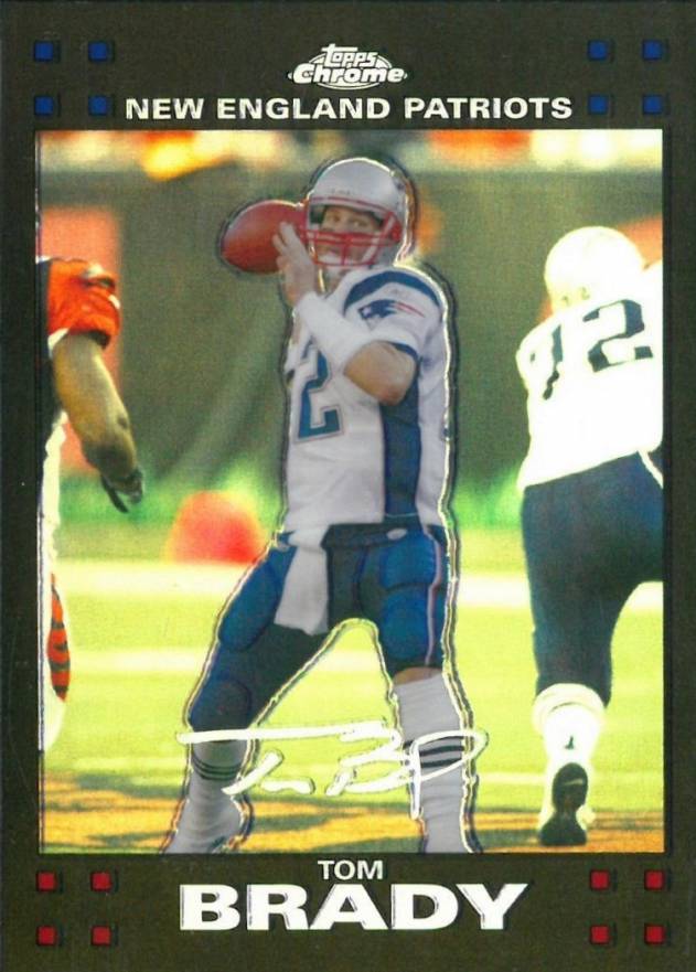 2007 Topps Chrome Tom Brady #TC6 Football Card