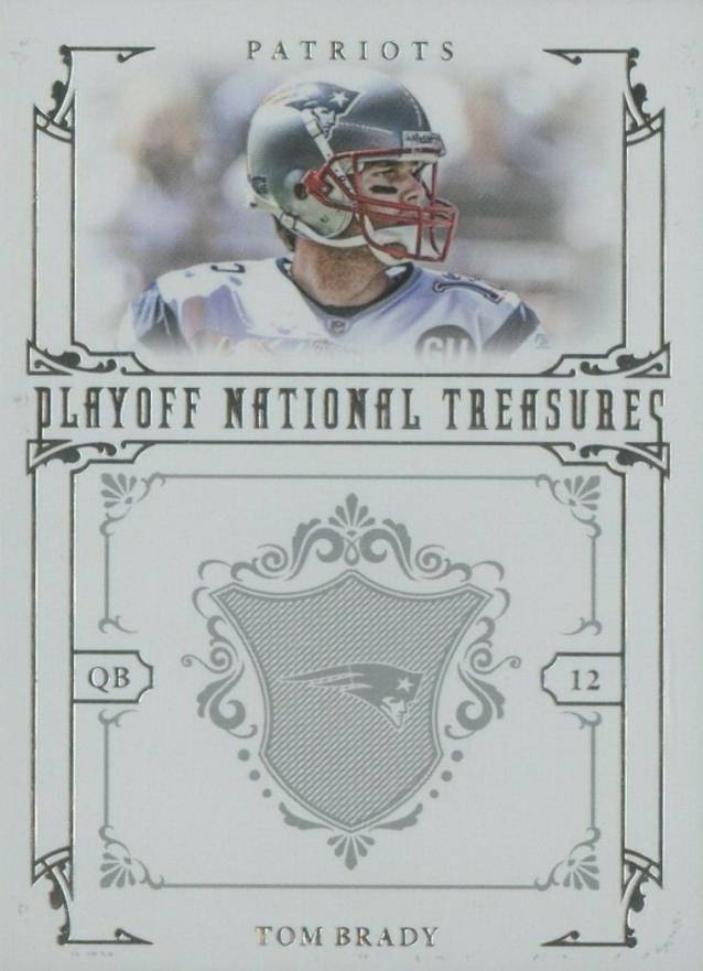 2008 Playoff National Treasures Tom Brady #16 Football Card