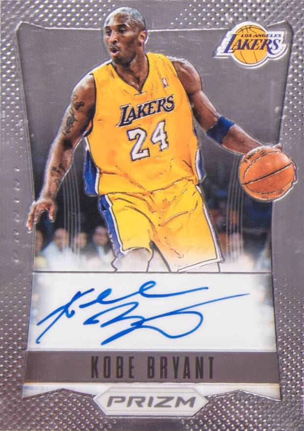 2012 Panini Prizm Autographs Kobe Bryant #1 Basketball Card
