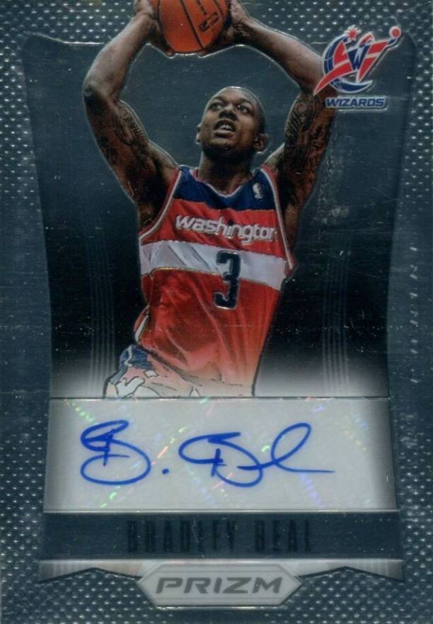 2012 Panini Prizm Autographs Bradley Beal #89 Basketball Card