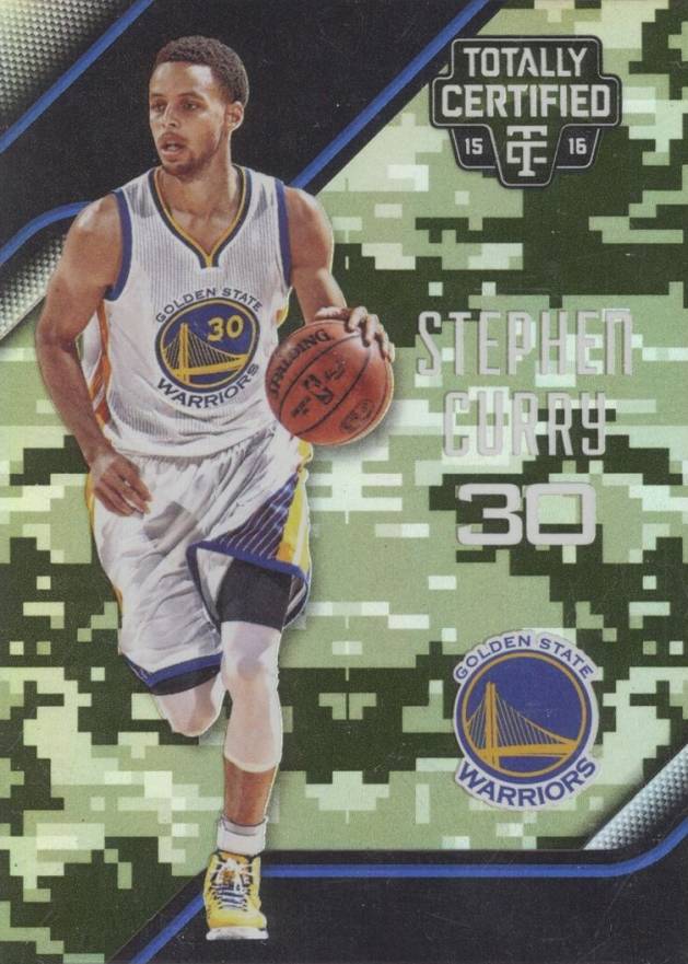 2015 Panini Totally Certified Stephen Curry #77 Basketball Card