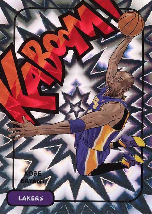 2016 Panini Excalibur Kaboom Kobe Bryant #23 Basketball Card