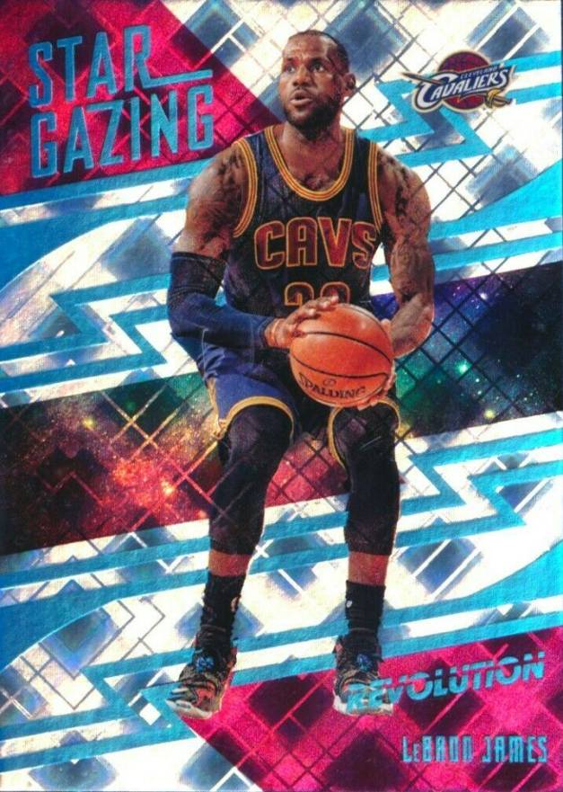 2016 Panini Revolution Star Gazing LeBron James #13 Basketball Card